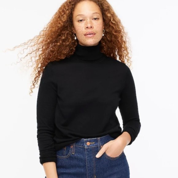 J. Crew Sweaters - J crew black Margot turtleneck sweater at826